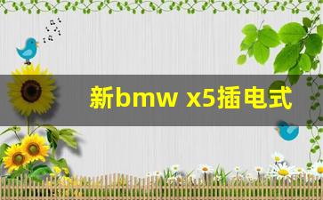 新bmw x5插电式混合动力的预见性